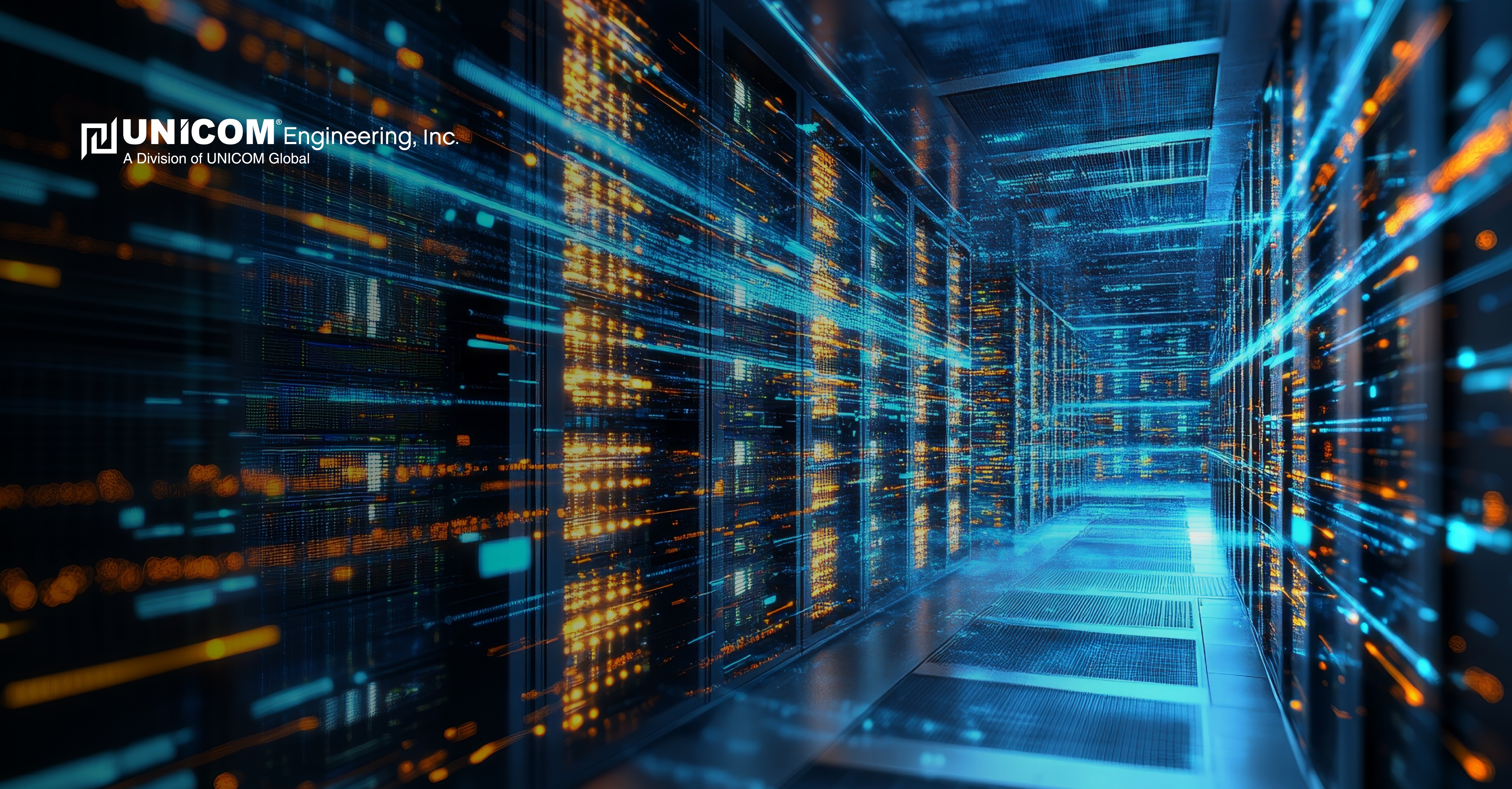 Server room with liquid cooling