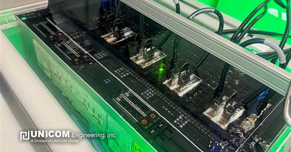 XE9680-IR sitting on fluid